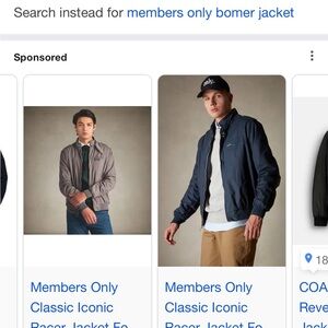 Members Only Classic Iconic Racer Jacket - Navy